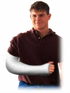 Положение руки при переломе плеча