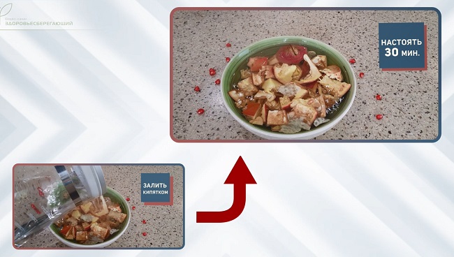 чай из гранатовых корок